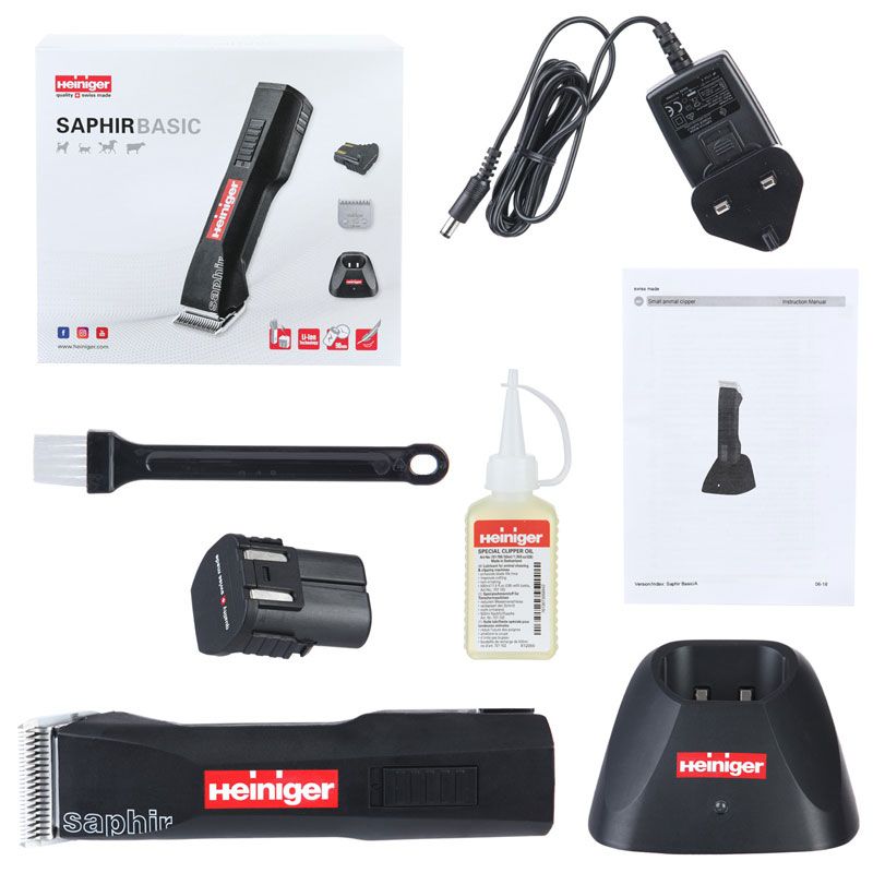 Heiniger saphir shop cordless dog clipper
