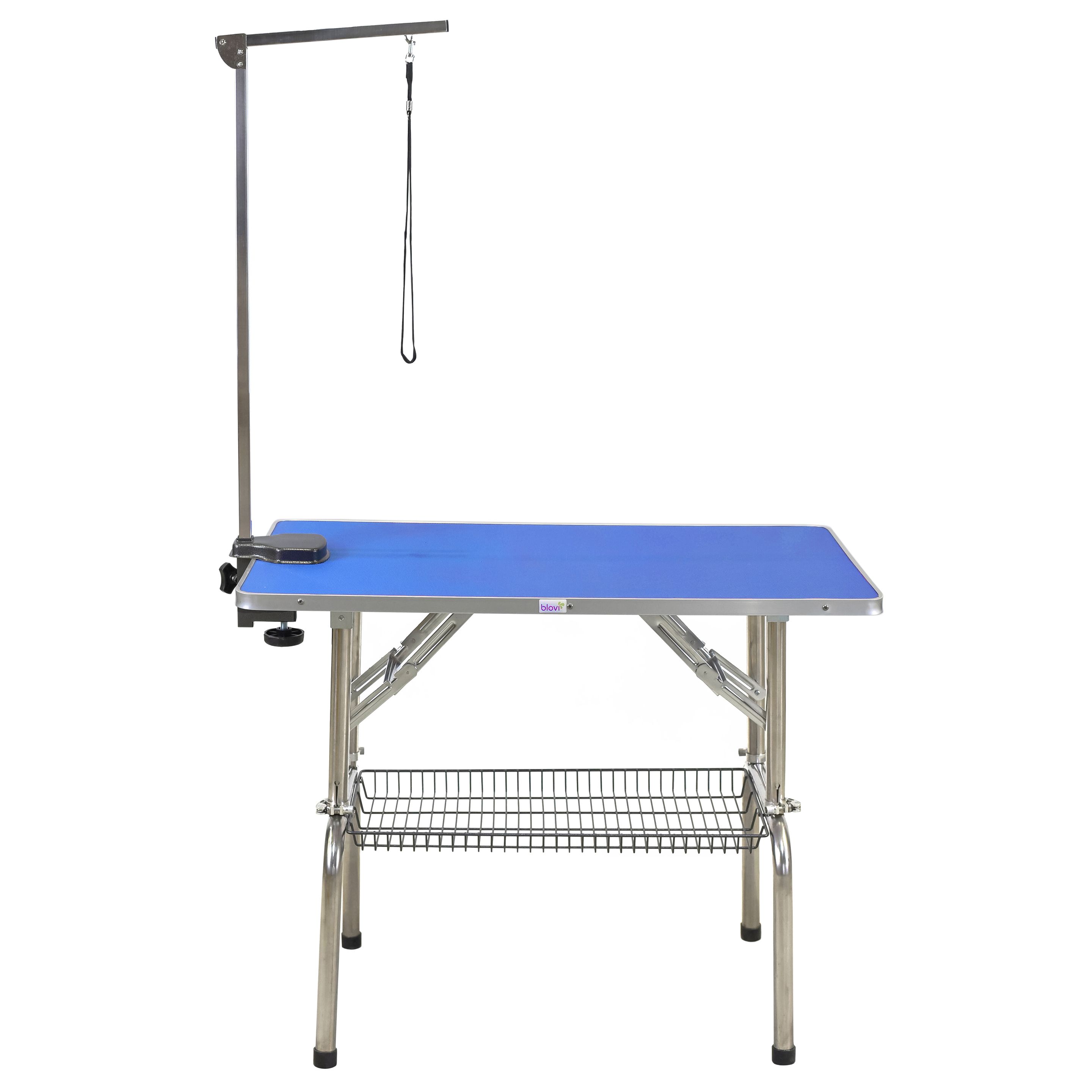 Fold up on sale dog grooming table