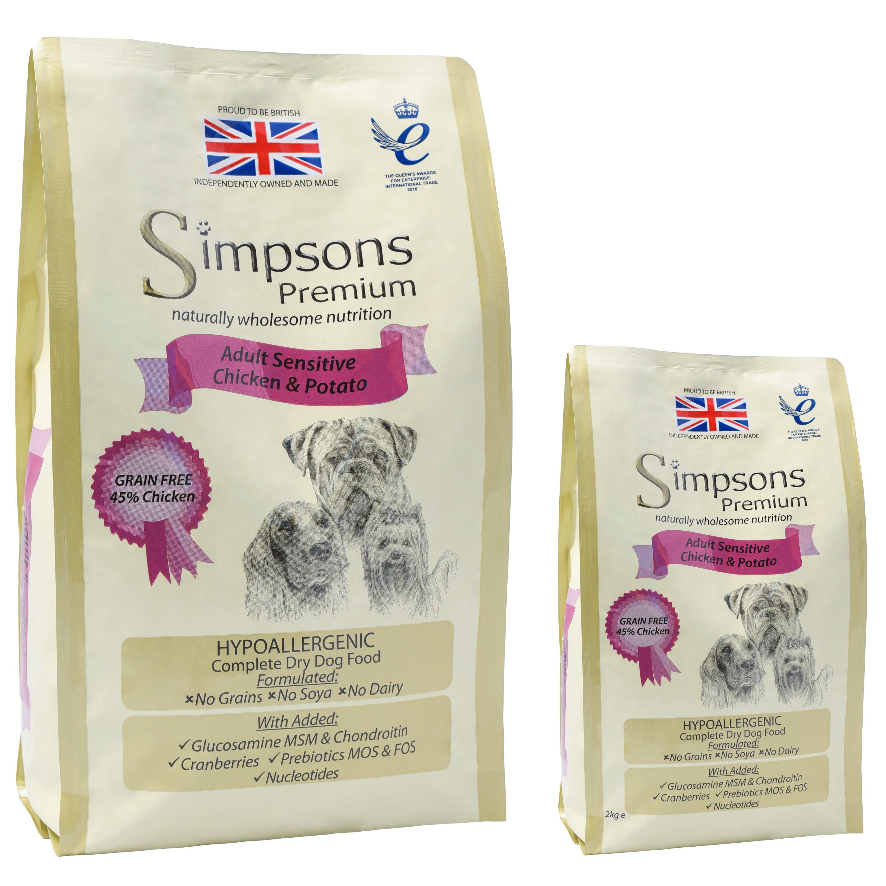 Simpsons salmon and shop potato puppy food