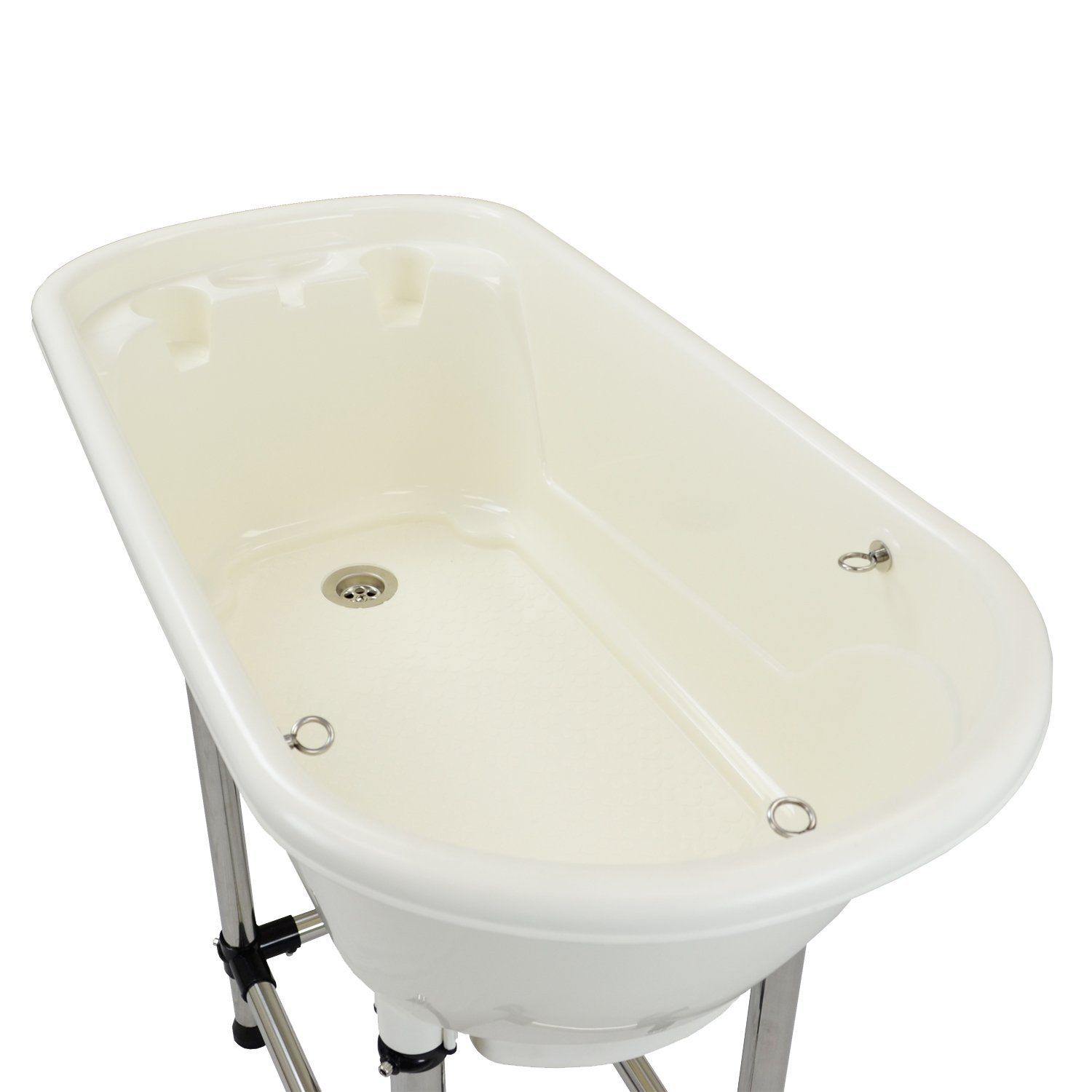 Flying Pig Pet Dog Cat Washing Shower Grooming Portable Bath Tub White