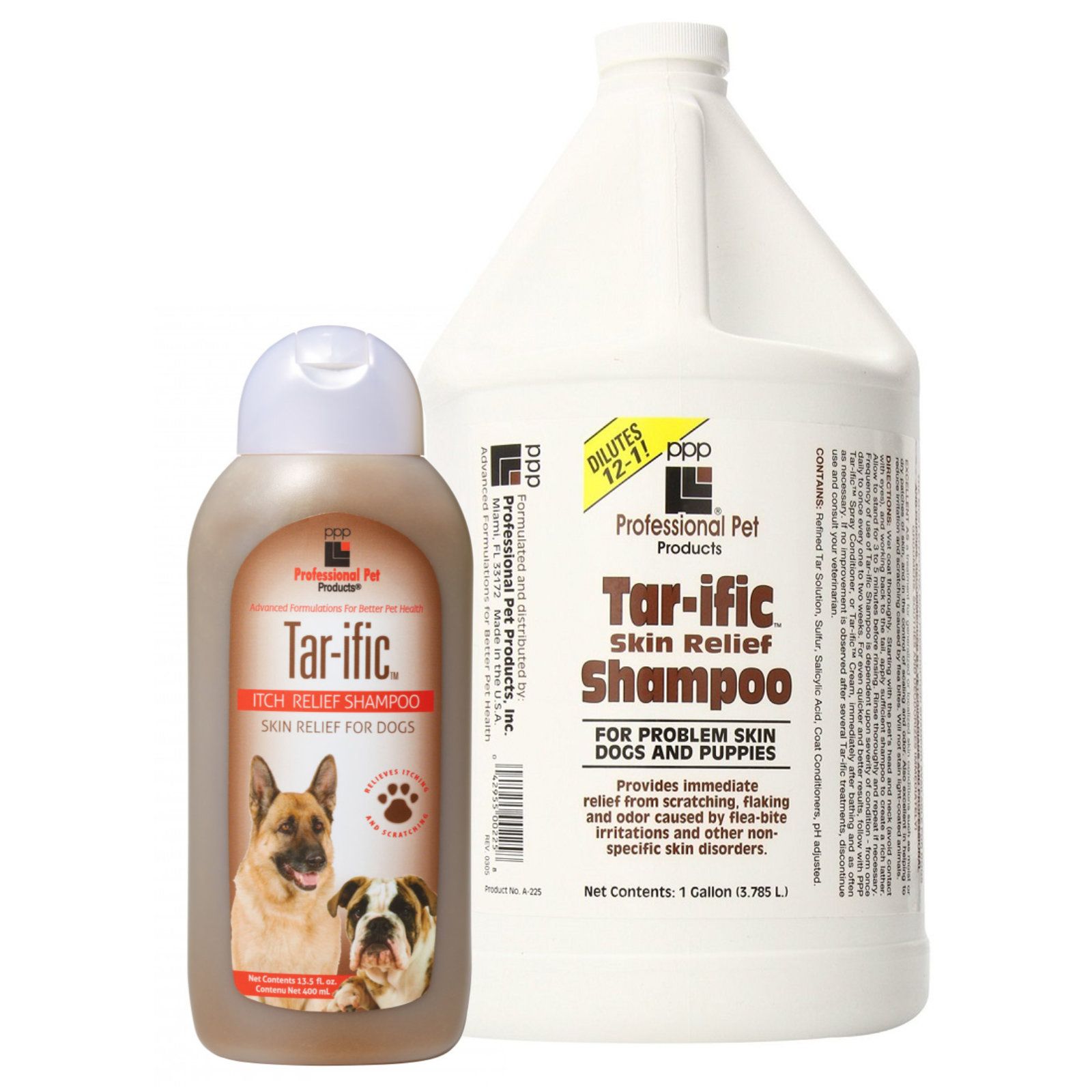 Tarific dog shampoo top