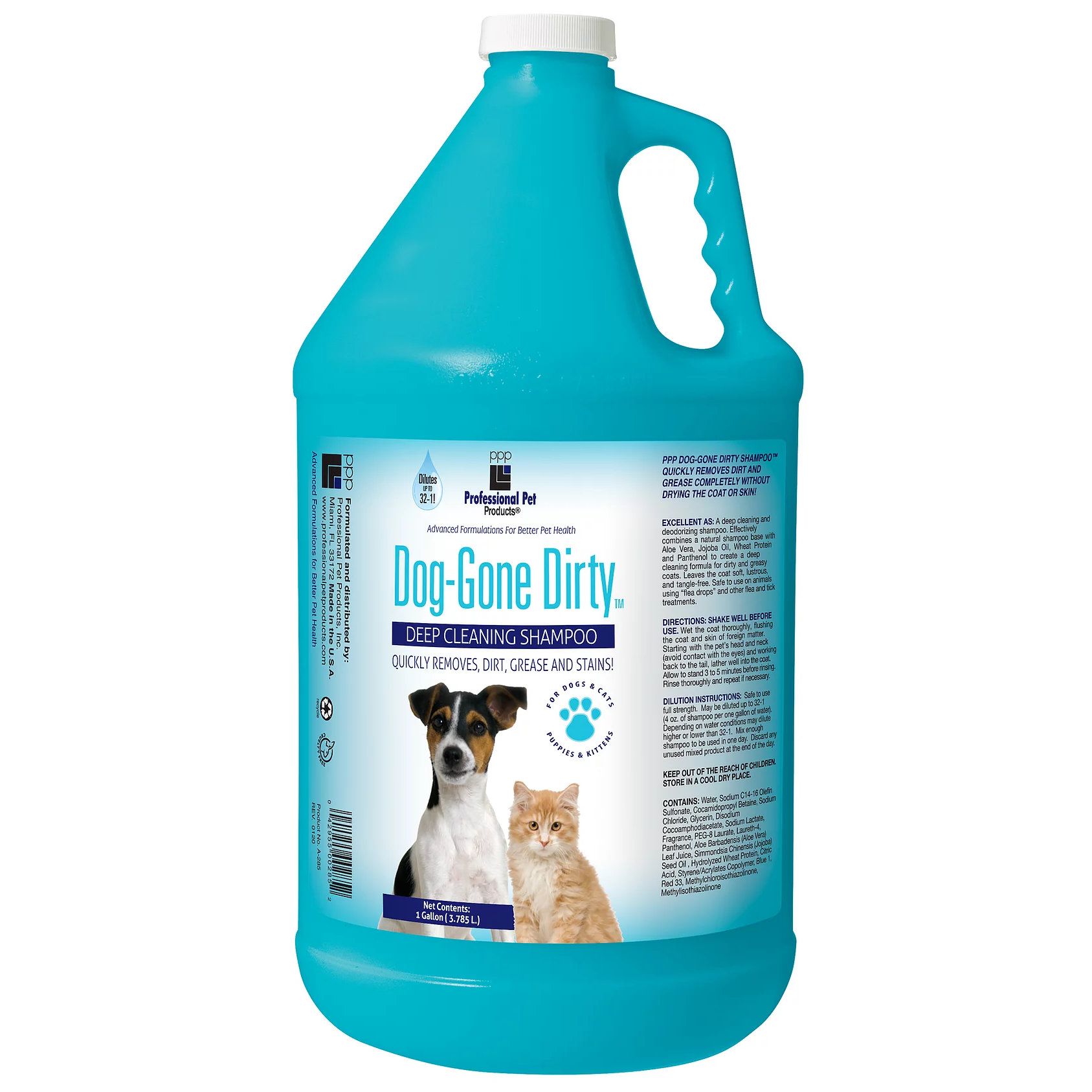 Professional pet products flea and tick shampoo top