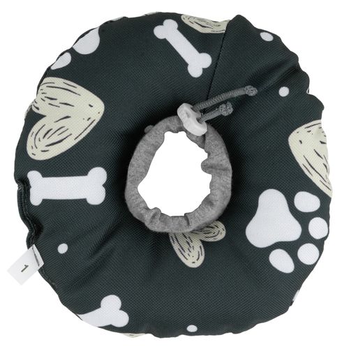Biglo Pet Recovery Soft Cone Dark Gray - kołnierz dla psa i kota, miękki, ciemnoszary