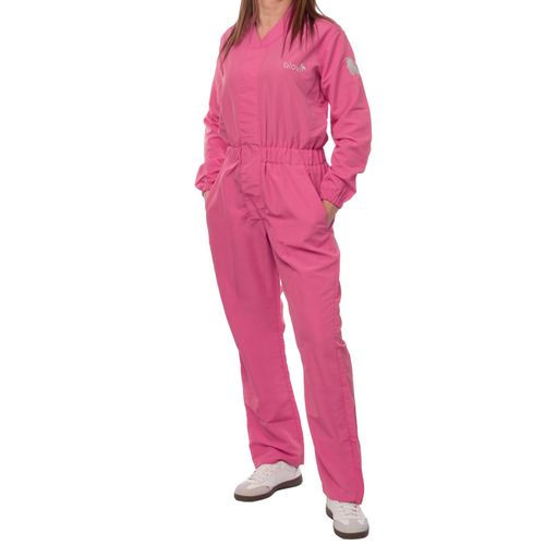 Blovi Overall Pink - kombinezon ochronny, z długim rękawem, różowy