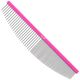 Blovi Ultralight Crescent Comb 16cm - Ultra-light Metal Dog Comb with Mixed Tooth Spacing (50/50)