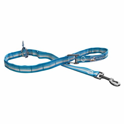 Kurgo RSG Stub Leash 2,5x144cm - regulowana smycz dla psa, niebieska