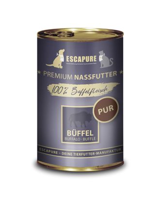 Escapure Buffel Pur 400g - mokra karma dla psa i kota, 100% bawoła