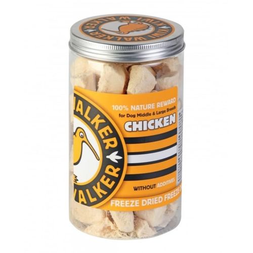 Kiwi Walker Snacks Chicken 120g - 100% kurczak, liofilizowane, naturalne przysmaki dla średnich i dużych psów