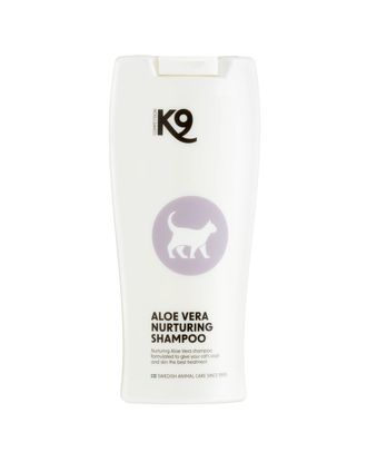 K9 Cat Aloe Vera Shampoo - nawilżający szampon dla kotów, z ekstraktem z aloesu, koncentrat 1:20 - 300ml