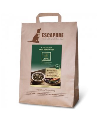 Escapure Premium Wild Adult  - wysokiej jakości karma dla psa, dziczyzna wypiekana w piecu - 4kg