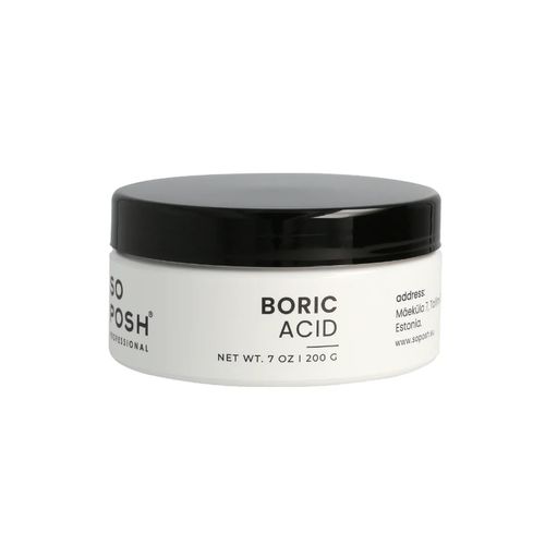So Posh Boric Acid Powder Tear Stain Prevention 200g -  puder na zacieki plamy łzowe, dla białych ras
