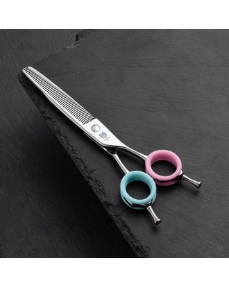 Blovi Teddy Line Straight Thinning 48T 6.5" - for Texturizing & Blending, Japanese Steel