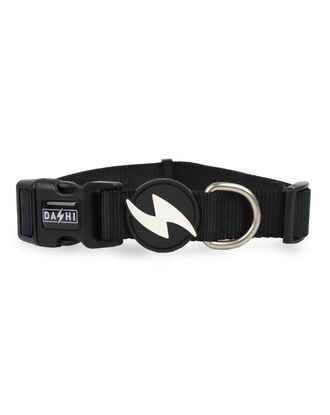 Dashi Solid Collar Black - obroża dla psa, nylonowa, czarna