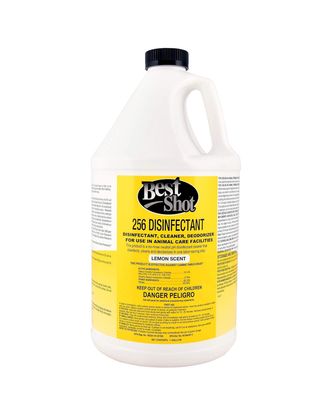 Best Shot 256 Disinfectant Lemon 3,8L - skoncentrowany płyn do czyszczenia i dezynfekcji, o zapachu cytrynowym