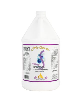 Mr Groom Whitener Shampoo - szampon uwydatniający biały i jasny kolor sierści psa i kota, koncentrat 1:25 - 3,8L