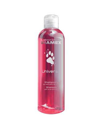 Diamex Universel Fruits Shampoo - szampon oczyszczający z ekstraktami owocowymi, do krótkiej sierści, koncentrat 1:8