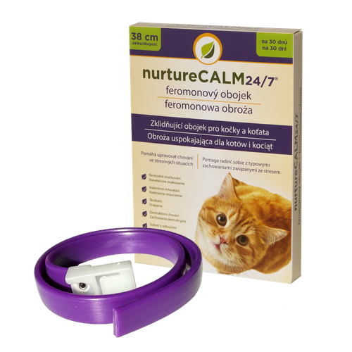 nurtureCALM 24/7 Cat 38cm - uspokajająca obroża feromonowa dla kota