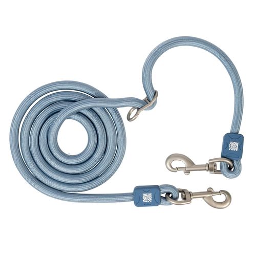 Max&Molly Rope Leash Matrix 2.0 200cm Ocean - przepinana smycz linowa dla psa, niebieska