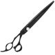 Geib Black Pearl Left Straight Scissors 8,5" - profesjonalne nożyczki proste ze stali kobaltowej, leworęczne