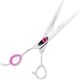 Kenchii Love Lefty Straight Scissors - profesjonalne, leworęczne nożyczki groomerskie z ergonomicznym uchwytem, proste