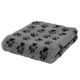 Blovi DryBed VetBed A - Non-Slip Pet Bed, Grey with Black Paws