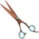 Geib Entree Gold Straight Scissors - profesjonalne nożyczki groomerskie z japońskiej stali, proste