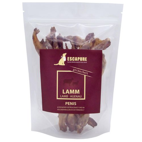 Escapure Lamm Penis 150g - naturalne przysmaki dla psa, suszone penisy jagnięce