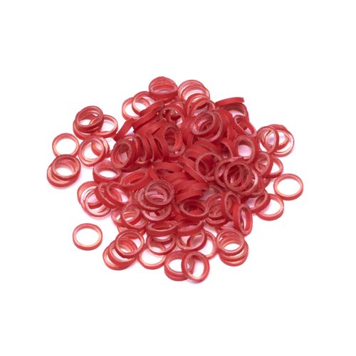 Gumki lateksowe HPP 100szt. - czerwone 0,5cm