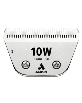 Andis Ceramic EDGE 10W Fine Wide Blade - szerokie, ceramiczne ostrze do maszynek Snap-On, stal chromowana - 1,5mm