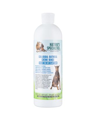 Nature's Specialties Oatmeal Creme Rinse - nawilżająca odżywka do suchej i podrażnionej skóry psa i kota, koncentrat 1:24 - 473ml