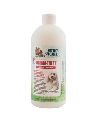 Nature's Specialties Derma-Treat Shampoo - przeciwświądowy szampon antybakteryjny dla psa i kota, koncentrat 1:6 - 946ml
