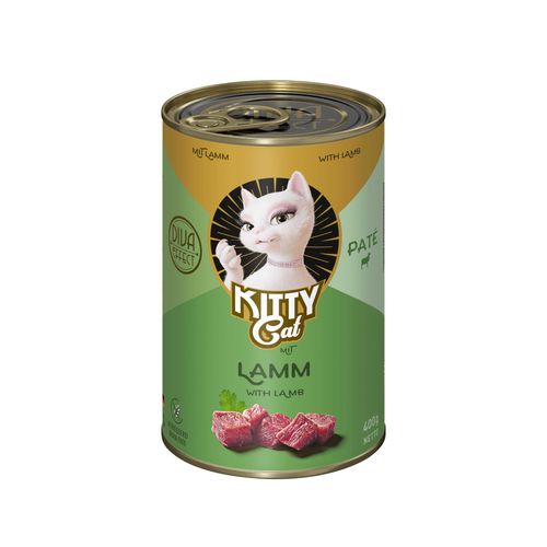 Kitty Cat Lamb Pate - bezzbożowa mokra karma, pasztet dla kota, z jagnięciną