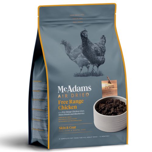 McAdams Air Dried Free Range Chicken - karma półwilgotna dla psa, suszona powietrzem, kurczak z wolnego wybiegu