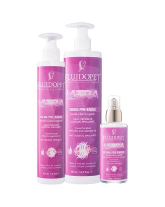 FluidoPet Ultra Crema Corpo - profesjonalny, wielofunkcyjny balsam rozkołtuniający z kwasem hialuronowym i masłem shea