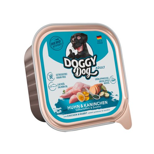 Doggy Dog Chicken & Rabbit 150g - bezzbożowa mokra karma dla psa, z kurczakiem i królikiem 