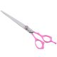 Jargem Pink Straight Scissors - Grooming Shears With Soft Ergonomic Handle