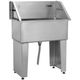 Blovi Free Standing Stainless Steel ECO Tub - Stainless Steel Grooming Bathtub with Foldable Side Panels
