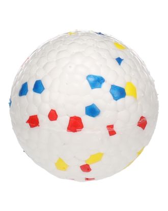 Flamingo Kona Ball E-TPU 6,3cm - piłka dla psa z pianki, lekka, pływająca, biała