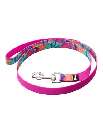 Julius-K9 MoreColor Basic Leash Vibe 120cm - smycz dla psa, taśmowa, wzór w palmy