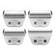 Heiniger Carry Case W Attachment Combs & Snap-on Blades - Set of 4 Blades and 10 Stainless Steel Attachment Combs in a Carry Case