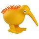 Kiwi Walker Whistle Figure Orange - piszcząca zabawka dla psa, zabawny pomarańczowy ptak