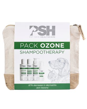 PSH Ozone Pack - zastaw 4 kosmetyków do wrażliwej skóry psa i kota, łagodząco-nawilżający