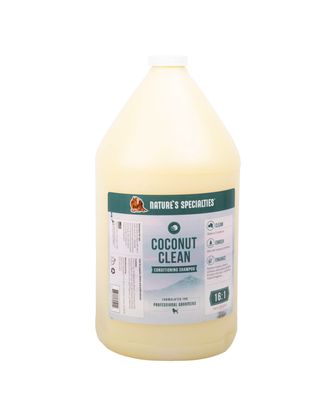 Nature's Specialties Coconut Clean Shampoo - szampon z jedwabiem dla psa i kota, koncentrat 1:16 - 3,8L