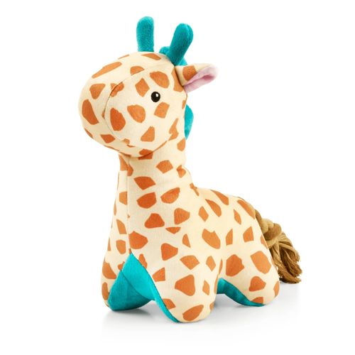 Max&Molly Huggles Giraffe Jerry - pluszak dla psa bez piszczałki, kolorowa żyrafa