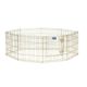 MidWest Gold Zinc Exercise Pen 61x61cm - Durable Gold-Colored Zinc-Plated Dog Playpen