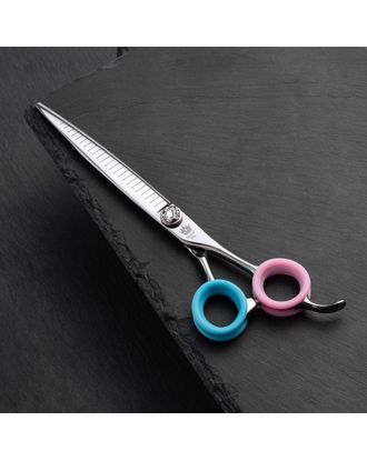 Blovi Magical Queen Line 7.25" - Professional 2-in-1 Grooming Scissors, Japanese VG10 Steel