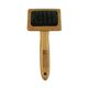 Bamboo Groom Soft Slicker Brush Small - bambusowa szczotka pudlówka z bezpiecznymi pinami, dla małego psa i kota