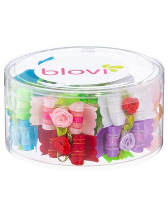 Blovi Bows Rose 25szt. - eleganckie kokardki dla psa z różyczką, na gumce 