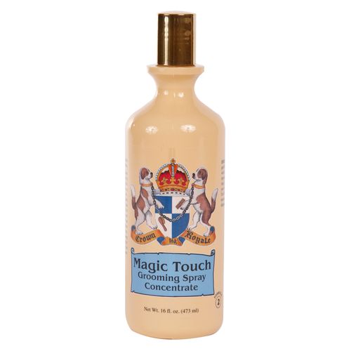 Crown Royale Magic Touch Formula 2 473ml - spray antystatyczny i nabłyszczający do cienkiej i delikatnej sierści psa, koncentrat 1:15