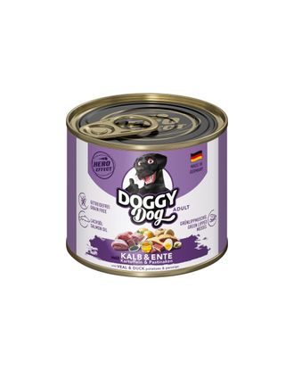 Doggy Dog Veal & Duck - bezzbożowa mokra karma dla psa, z cielęciną i kaczką - 200g